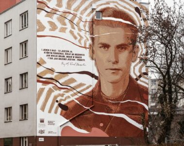 Mural Krzysztofa Kamila Baczyńskiego