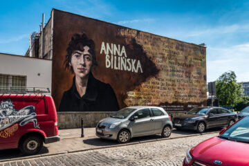 Mural z Anną Bilińską