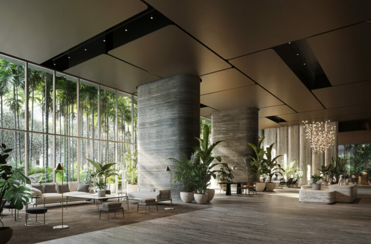 Luksusowy apartamentowiec w Miami. Fasadę pokryją panele słoneczne whitemad7
