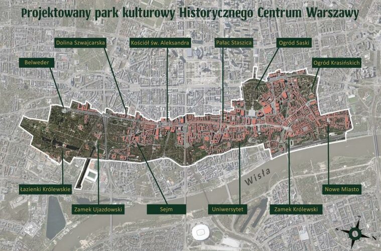 Projektowany park kulturowy Historycznego Centrum Warszawy galeria