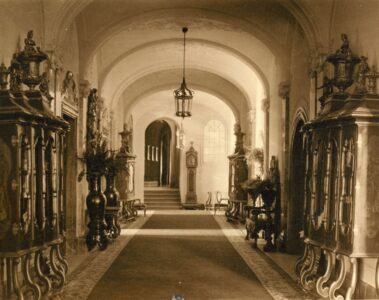gabloty w zamku Ksiaz - foro Louisa Hardouina z 1920 r.