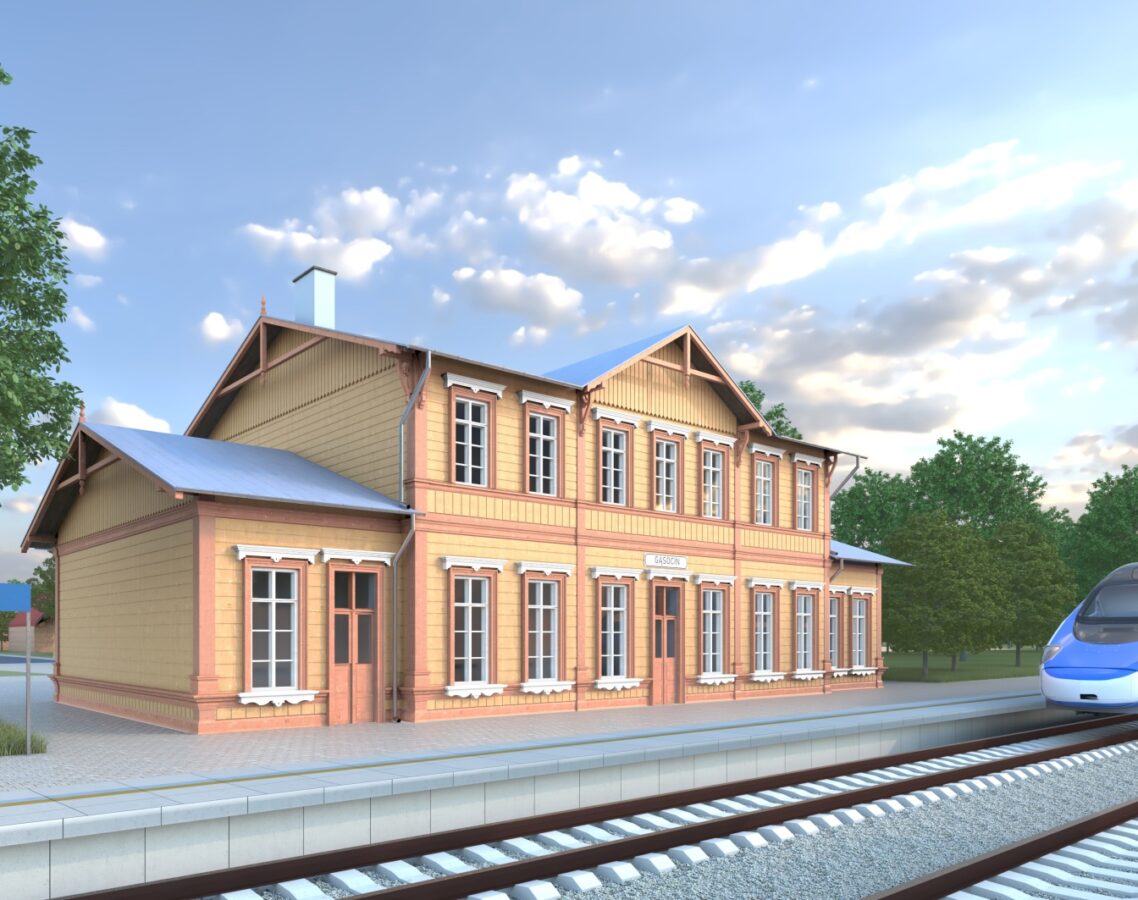 XIX-wieczny dworzec w Gąsocinie zmieni swoje oblicze_PKP S.A.