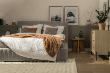 Romantyczna dekoracja sypialni te ozdoby ze sklepu meblowego pomogą Ci wprowadzić nastrojową atmosferę