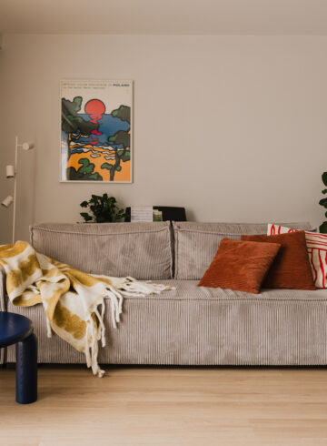 Kolorowe mieszkanie w Białymstoku inspirowane stylem PRL whitemad4