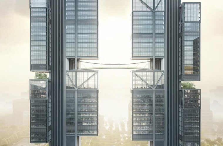 foster-partners-DJI-headquarters-shenzhen-twin-towers-designboom-1800