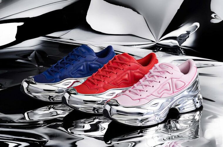 raf-simons-chrome-covered-ozweego-sneaker-adidas-designboom-2