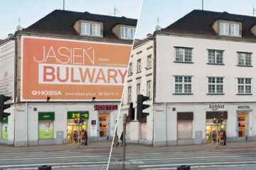 reklamy przed i po w gdańsku
