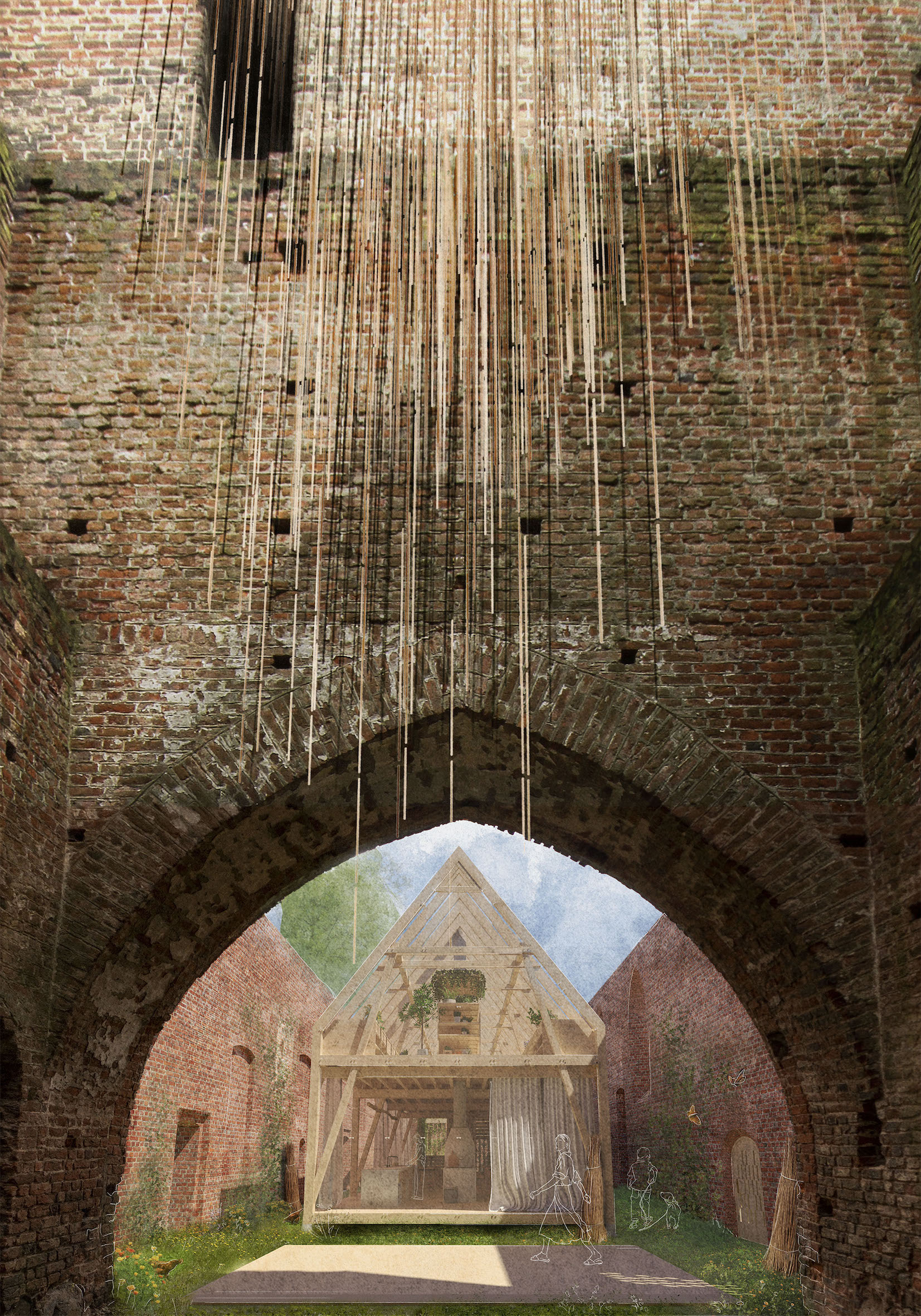 Rewitalizacja ruin gotyckiego kościoła w Steblewie