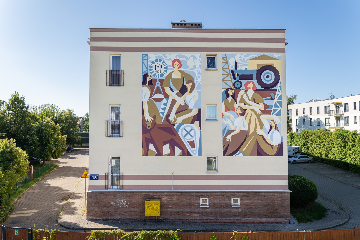 Siedem Panien Ursusa nowy mural w Warszawie