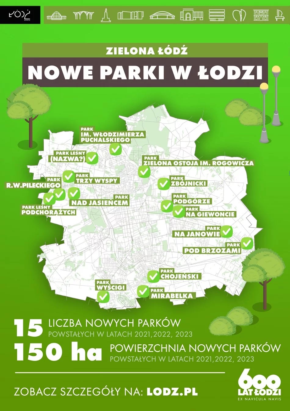 W Łodzi powstaną dwa nowe parki