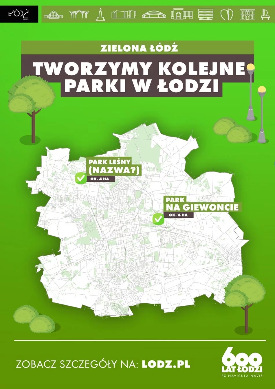 W Łodzi powstaną dwa nowe parki