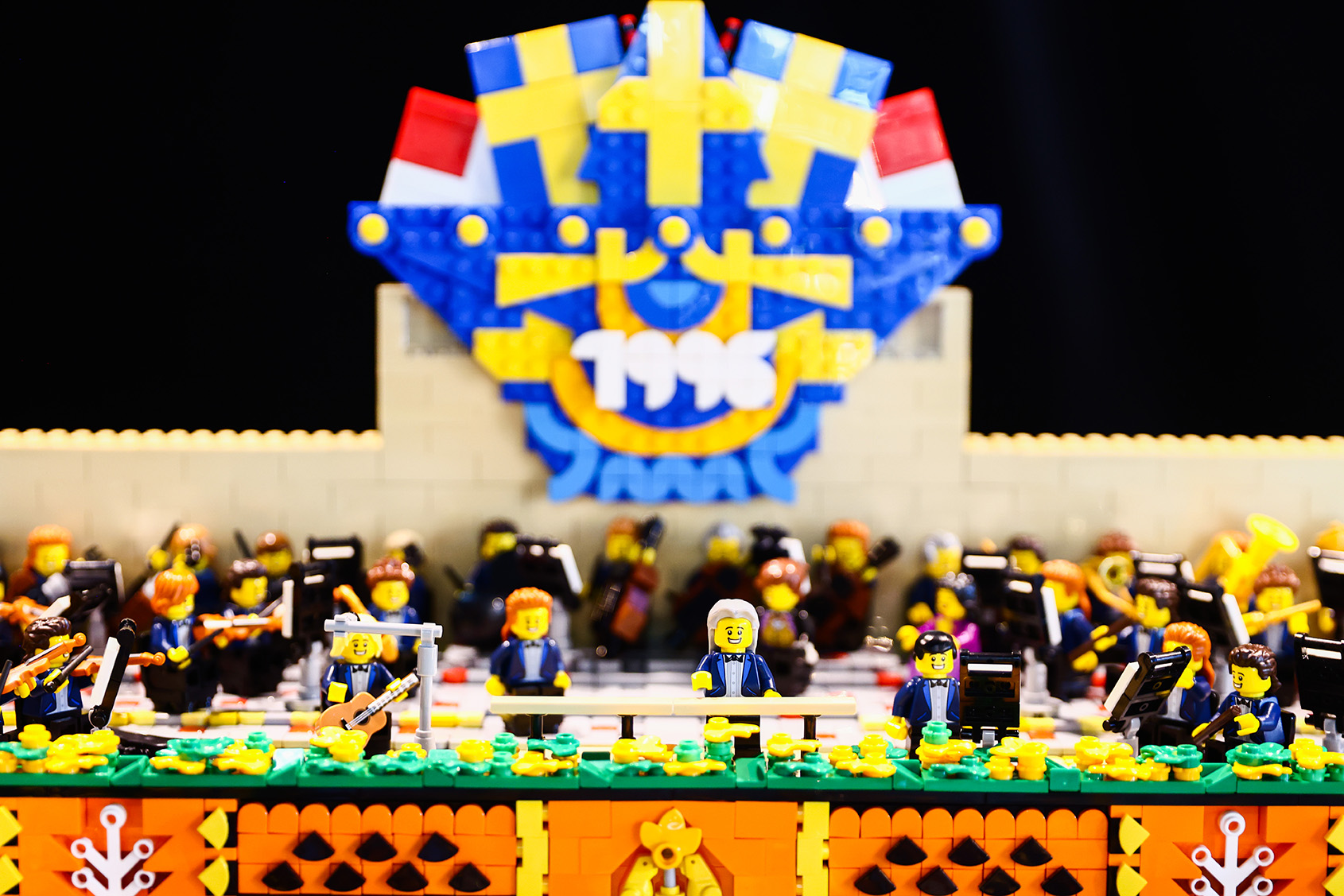 makieta z klocków LEGO