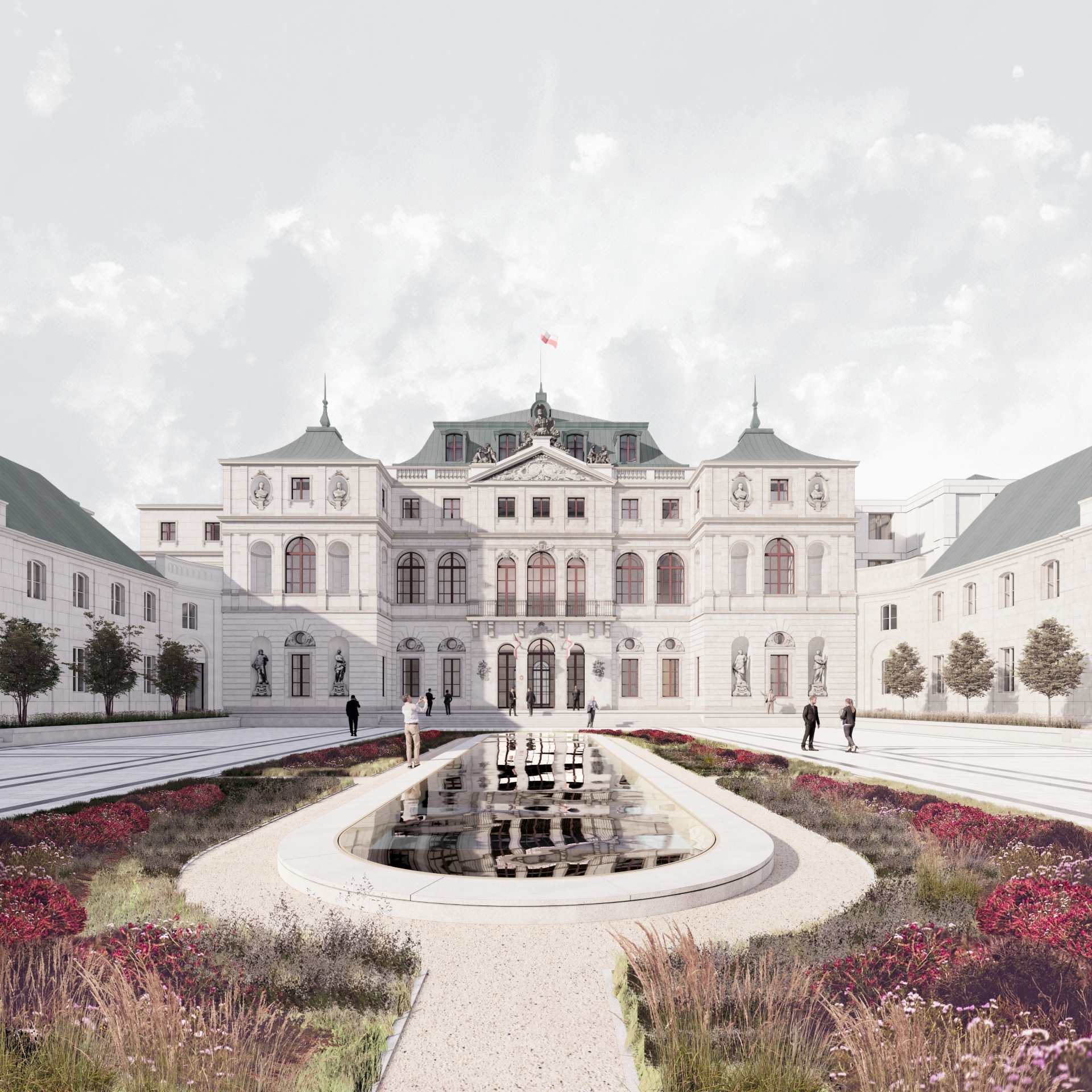 projekt odbudowy Pałacu Saskiego