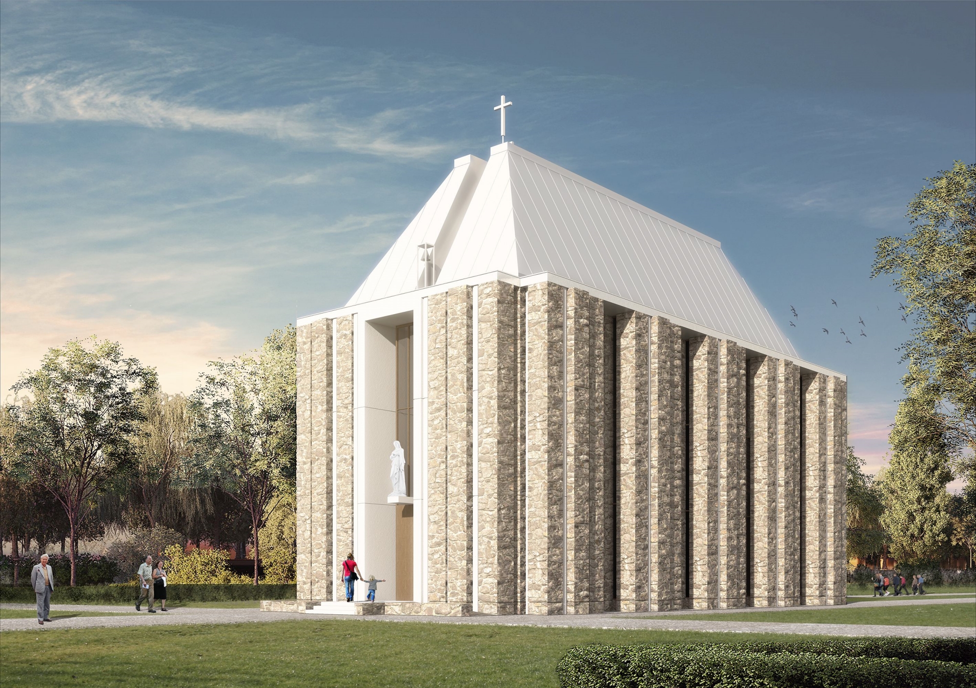 Nowy kościół w Guzowie